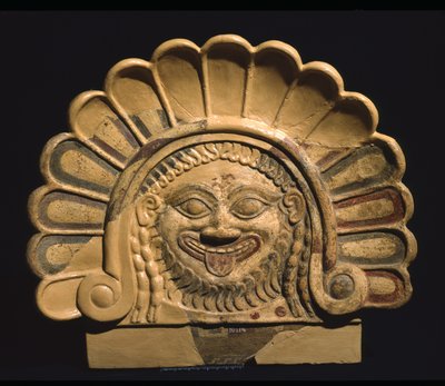 Antefix from the Temple of Mater Matuta at Satricum, Latium, Italy by Roman